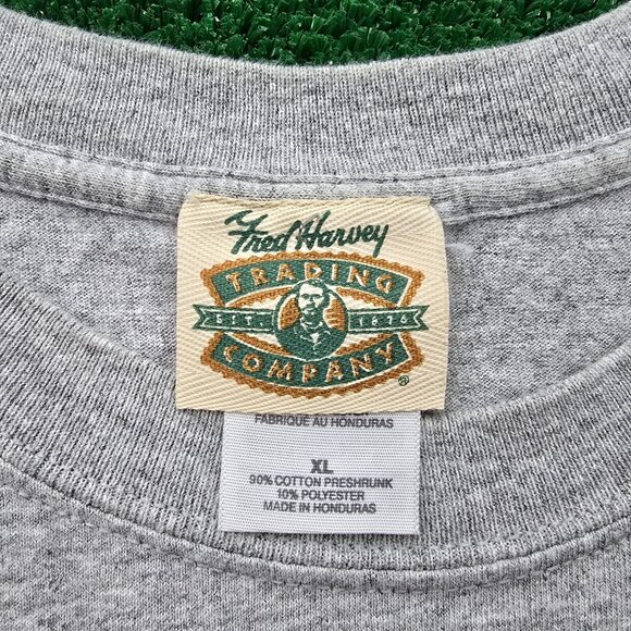 Grand Canyon National Park Tshirt Mens XL Gray Short Sleeve Vintage Fred Harvey - Picture 5 of 6